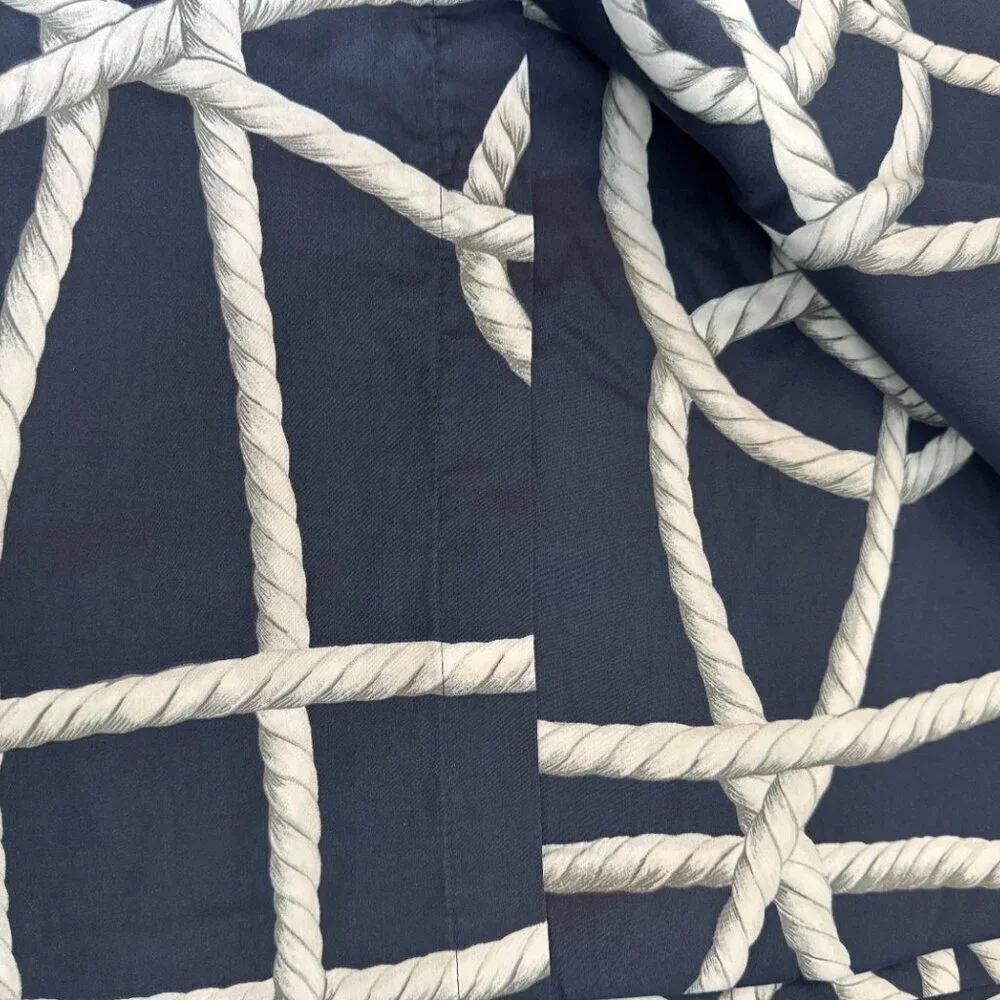 Nautical! Williams Sonoma Home Rope King Duvet Cover & Euro Sham